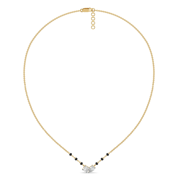 Soul Promise 14K Gold - Lab Grown Diamond Mangalsutra Necklace Online - Lukson