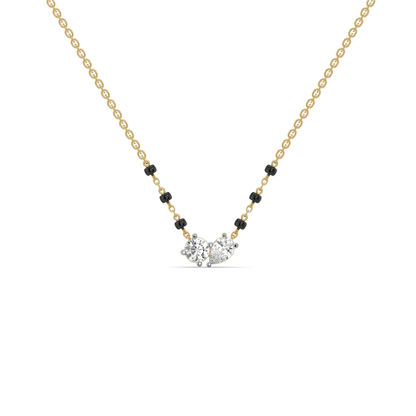 Lukson Soul Promise - Pure Gold Lab Grown Diamond Mangalsutra Necklace