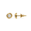Cosmic Orbital - Pure Gold Lab Diamond Earrings