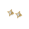 Polaris Compass - Pure Gold Lab Diamond Earrings