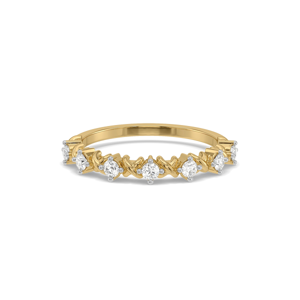 Destiny Band - Pure Gold Lab Diamond Ring