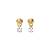 Unity Link - Pure Gold Lab Diamond Drop Earrings
