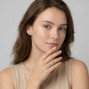 Framed Brilliance - Pure Gold Lab Diamond Solitaire Ring
