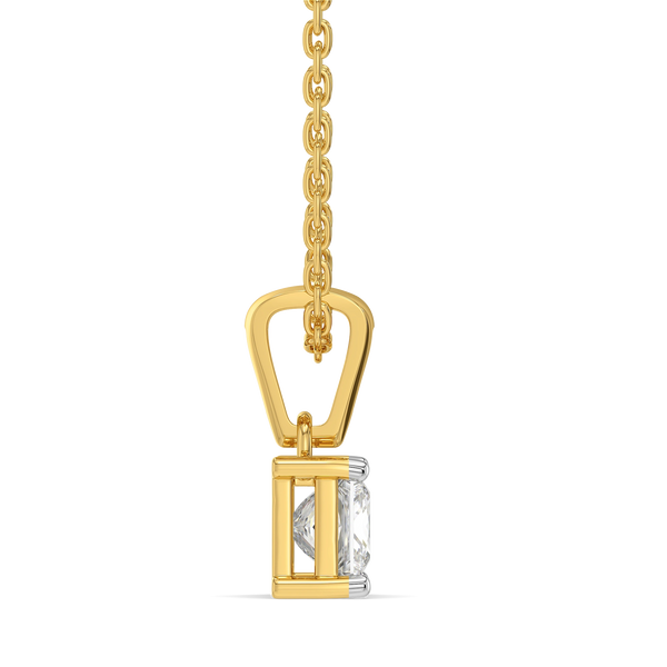 Modern Muse - Pure Gold Lab Diamond Pendant
