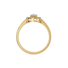 Circle of Light - Pure Gold Lab Diamond Ring