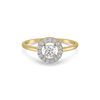 Circle of Light - Pure Gold Lab Diamond Ring