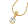 One & Only - Pure Gold Lab Diamond Solitaire Pendant