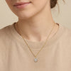 Empress Oval - Pure Gold Lab Diamond Pendant