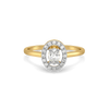 Empress Oval - Pure Gold Lab Diamond Solitaire Ring