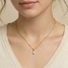 Lumina Emerald - Pure Gold Lab Diamond Pendant