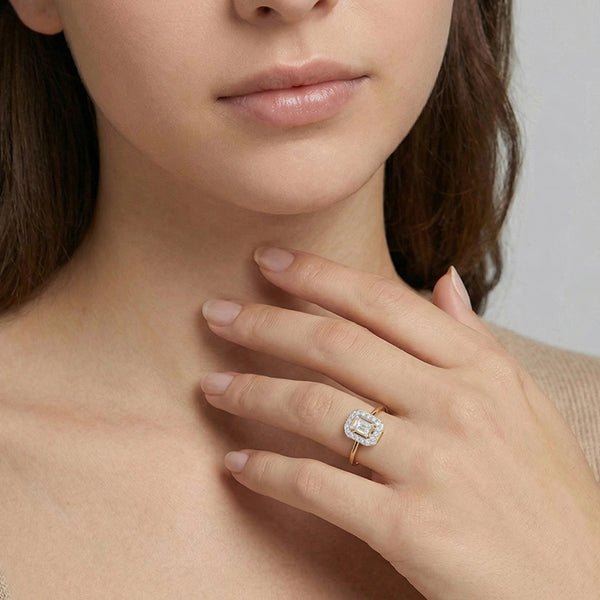 Gatsby Glamour - Pure Gold Lab Diamond Ring