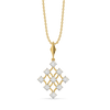 Netfall Pure Gold Lab Diamond Pendant