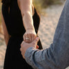 Asymmetric Love - Pure Gold Lab Diamond Engagement Ring