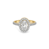 Aura Oval - Pure Gold Lab Diamond Engagement Ring