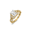 Enchanted Forest Lab diamond ring - Perspective view