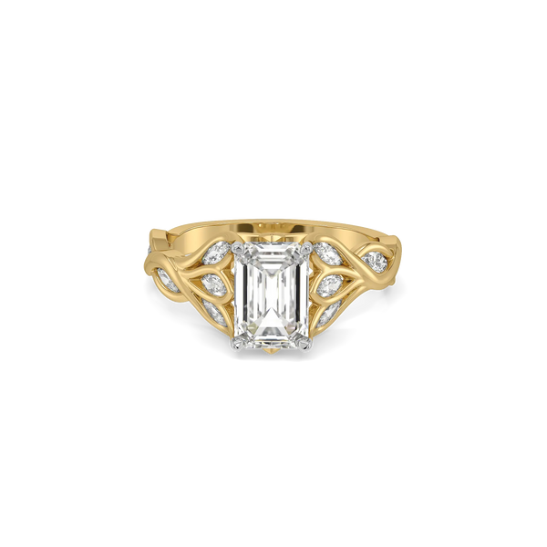 Enchanted Forest Lab diamond ring - Front View