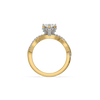 Intertwined Destiny - Pure Gold Lab Diamond Engagement Ring