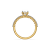 Endless Row - Pure Gold Lab Diamond Oval Solitaire Ring
