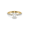 Endless Row - Pure Gold Lab Diamond Oval Solitaire Ring