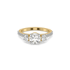 Past, Present, Future - Pure Gold Lab Diamond Solitaire Ring