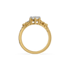 Ethereal Solitaire Lab Diamond Engagement Ring -Top View
