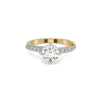 The Dual Path - Pure Gold Lab Diamond Engagement Ring