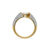 Architectural Dome - Pure Gold Lab Diamond Engagement Ring