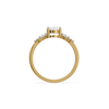 Enchanted Oval - Pure Gold Lab Diamond Promise Ring