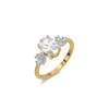 Enchanted Oval - Pure Gold Lab Diamond Promise Ring