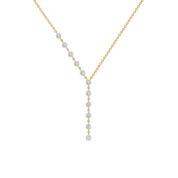 Constellation Star lab grown diamond necklace - Front View