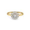 Botanical Flora Pure Gold Lab Diamond Ring