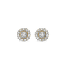 Sunburst Lab Grown Diamond Studs - Front View