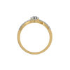 Stiletto Edge Pure Gold Lab Diamond Ring