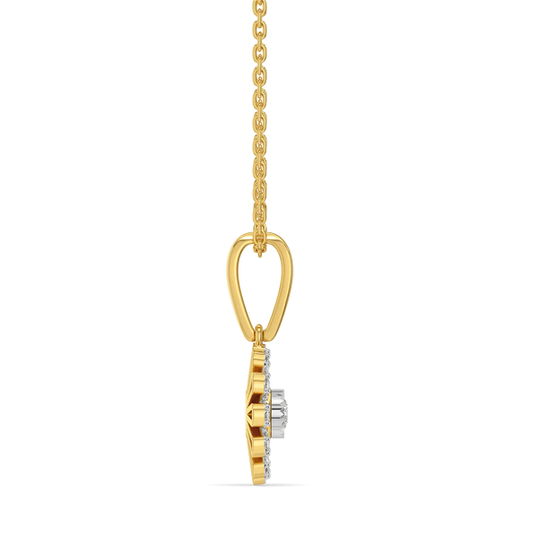 Bloom Pure Gold Lab Diamond Pendant