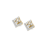 Shared Love Lab Diamond Stud Earrings - Perspective view