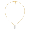 Side-by-Side Lab Diamond Necklace- Full view