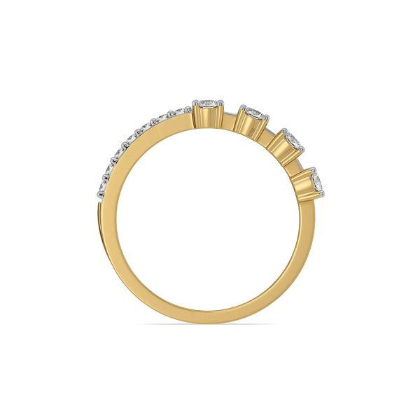 Unbroken Bond Lab Diamond Band Ring - Top View
