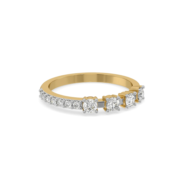 Unbroken Bond Lab Diamond Band Ring - Front View