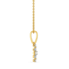 Core Connection Lab Grown Diamond Pendant - Side View