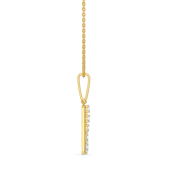 Keepsake Lab Grown Diamond Pendant -side View