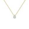 Pear Illusion Pure Gold Lab Grown Diamond Necklace