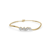 Mosaic Fancy Pure Gold Lab Grown Diamond Bangle