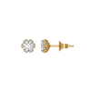 Round Flora Lab Grown Diamond Studs