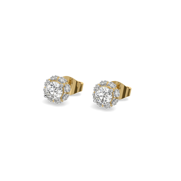 Brilliant Crown Lab Grown Diamond Studs