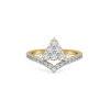 Triangle Arc Lab Grown Diamond Ring