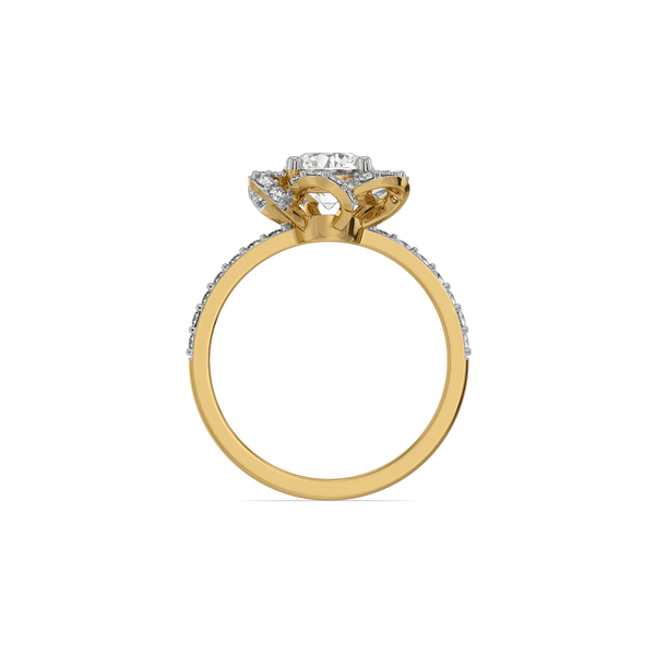 Round Flora Lab Grown Diamond Ring