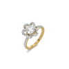 Round Flora Lab Grown Diamond Ring