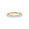 Marquise Rhythm Pure Gold Lab Grown Diamond Ring