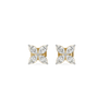 Botanica Pure Gold Lab Grown Diamond Stud Earrings