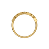 Contour Bezel Pure Gold Lab Grown Diamond Ring